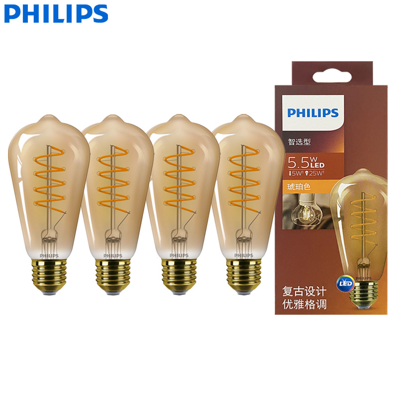 Philips Bulb Led Classic - Philips LED ST64 E27 lumière décorative