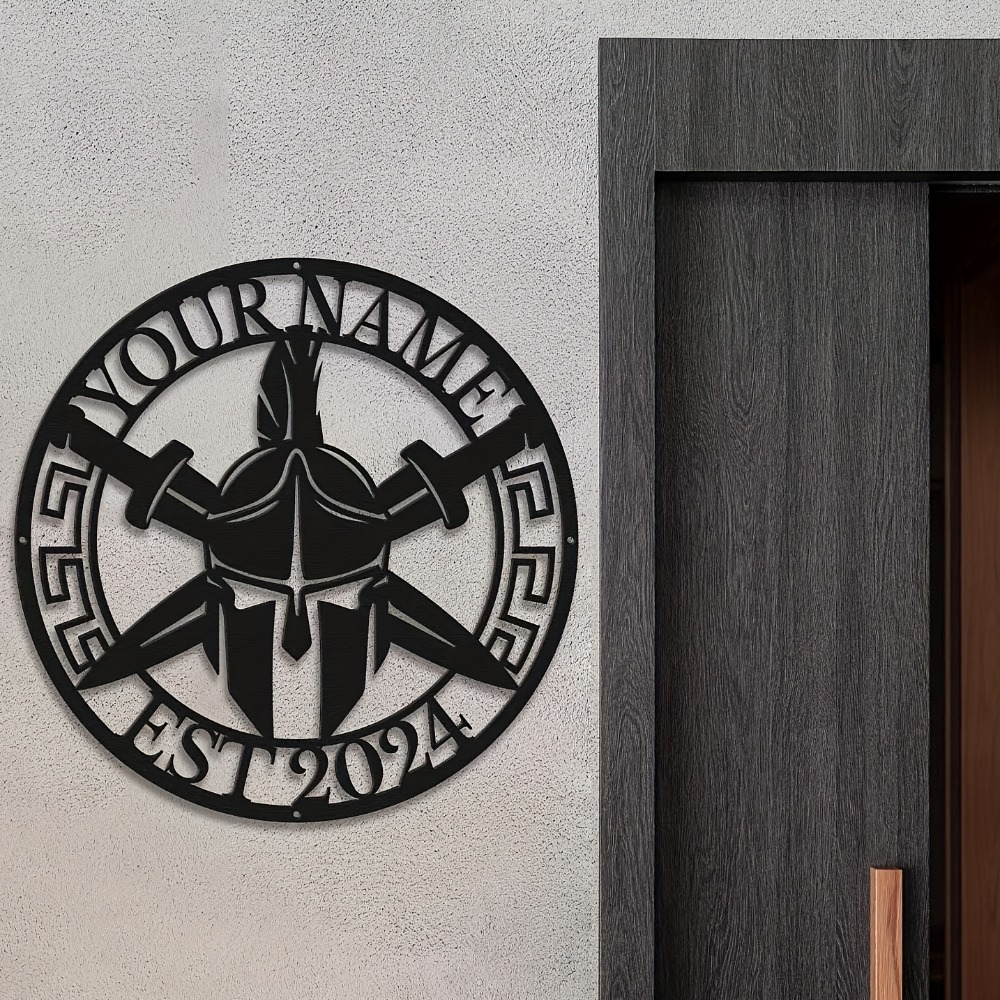 Geometric Wall Art - Plaque murale en métal 2D personnalisée