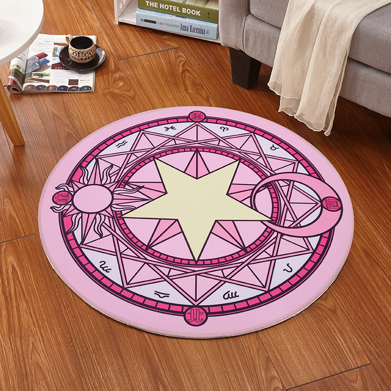 Flooring Home Decor - Tapis rond Anime Card Captor Sakura