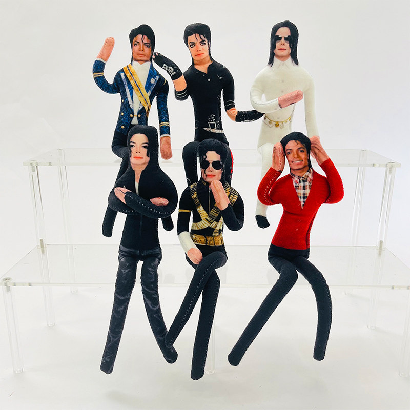 Home Decor Online - 6 figurines en peluche Michael Jackson