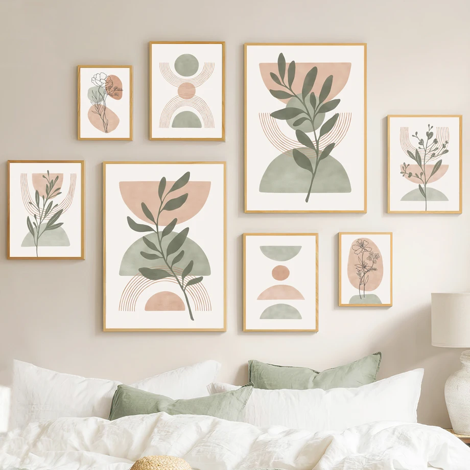 Geometric Wall Art - 1 pièce (sans cadre) – Affiche