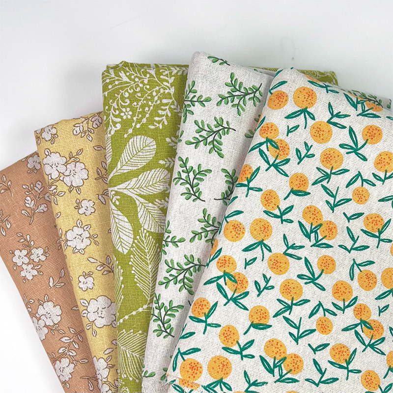 Home Decor Curtain - Tissu imprimé en mélange de coton