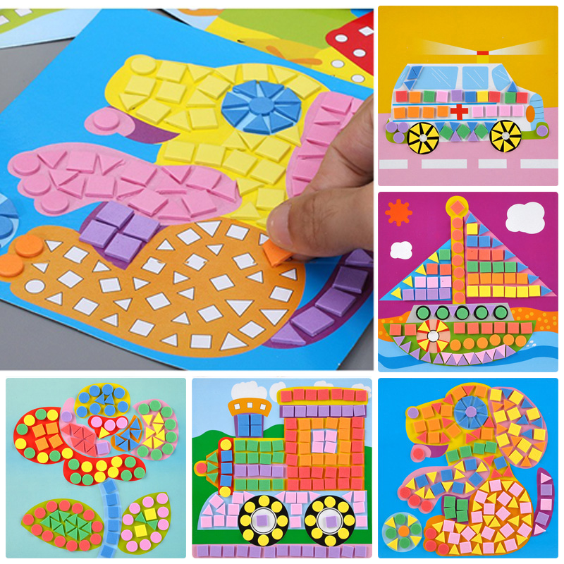 6/12 pièces mosaïques peinture - Home Decor Scrap avis et prix