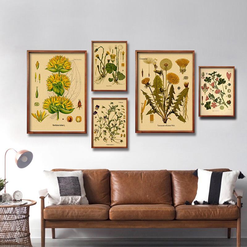 Affiche rétro sans cadre, moti - Home Decor Scrap avis et prix