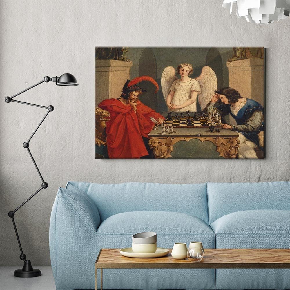 IUHYVMSM Vintage Faust et Meph - Geometric Wall Art avis et prix