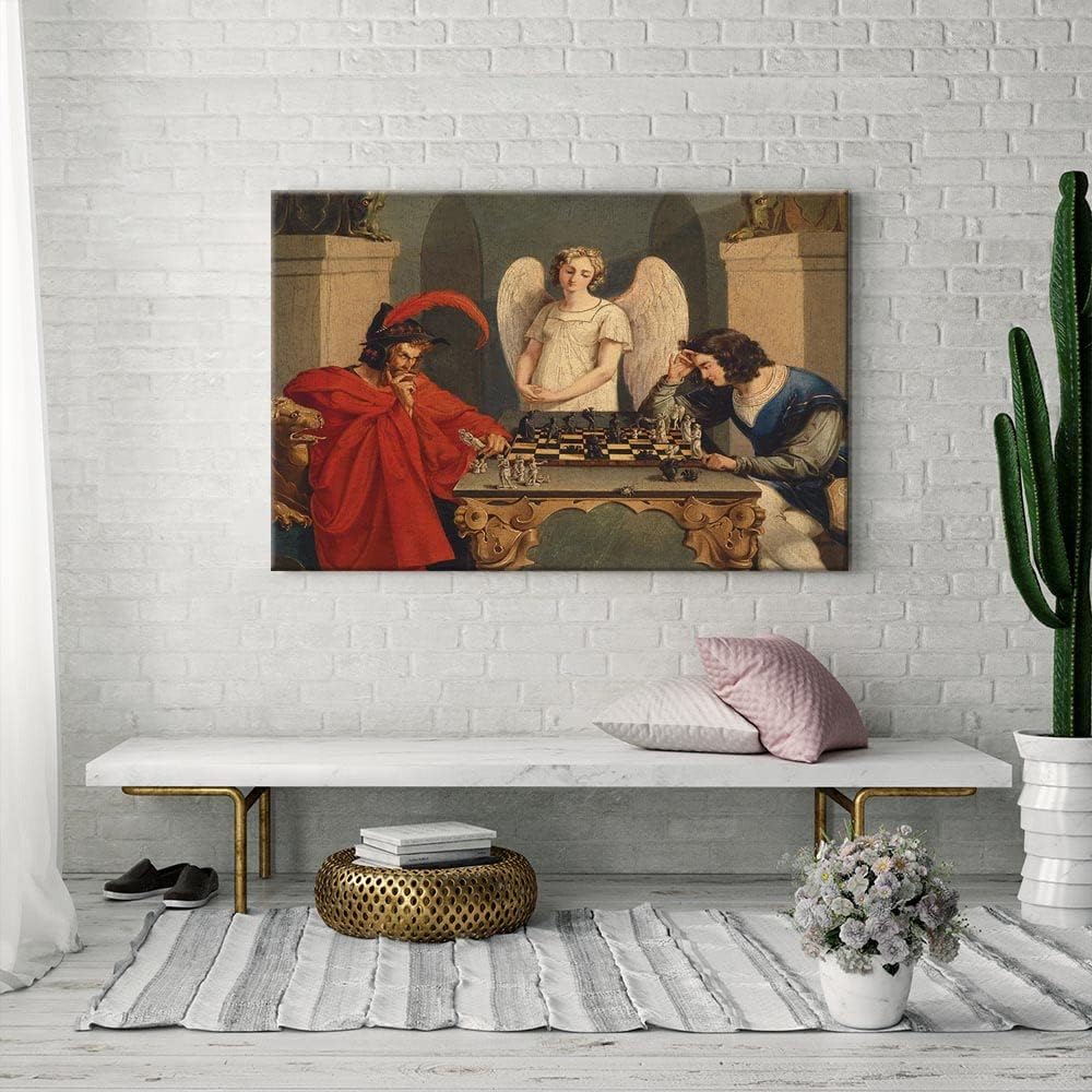 IUHYVMSM Vintage Faust et Meph - Geometric Wall Art avis et prix