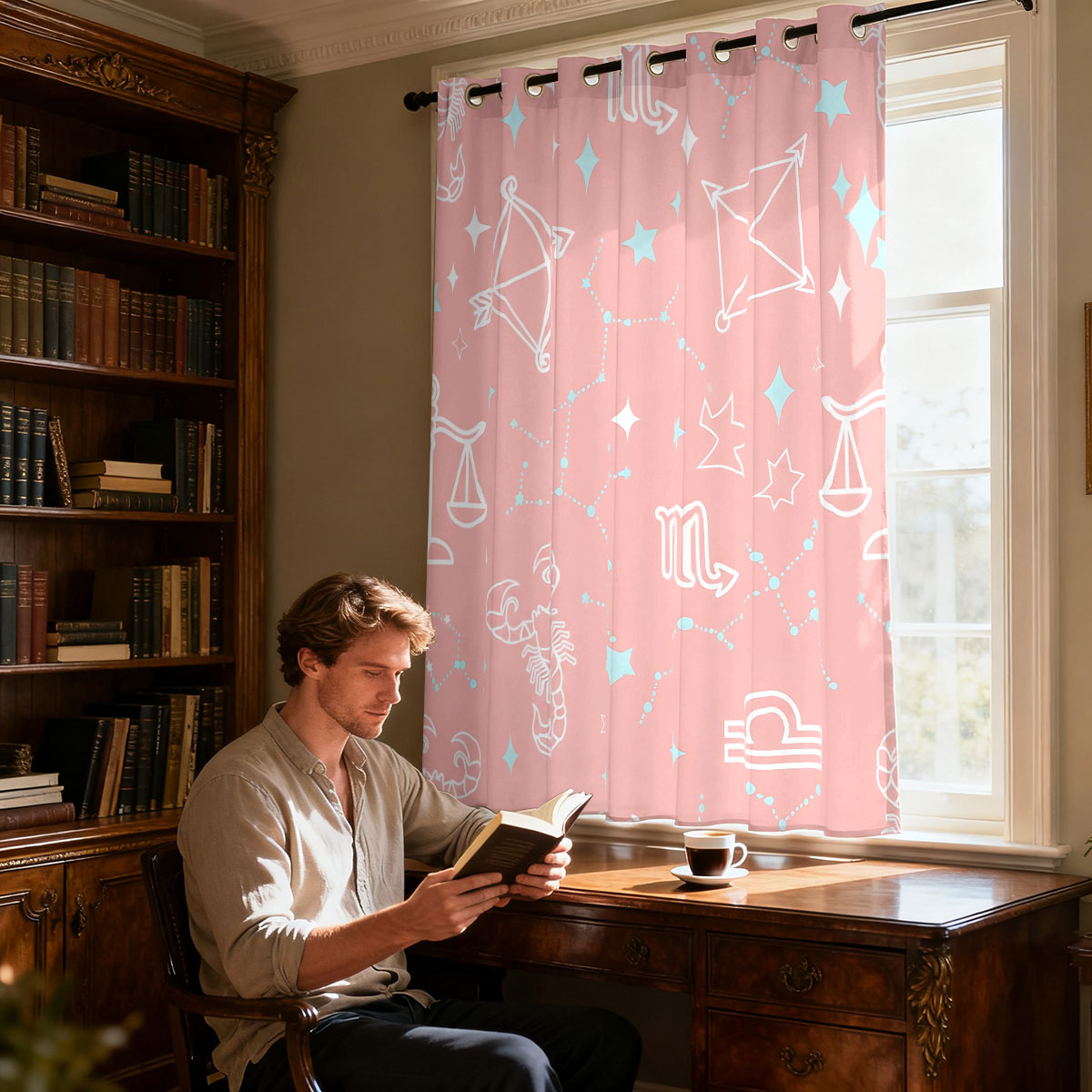 1 rideau à boucle unique impri - Home Decor Curtain avis et prix
