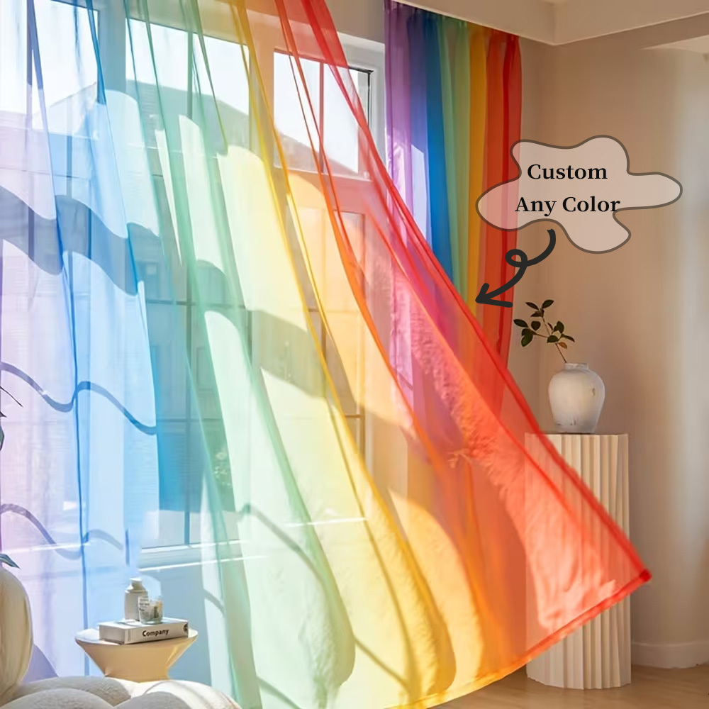 Rideaux transparents plats 2D  - Home Decor Curtain avis et prix