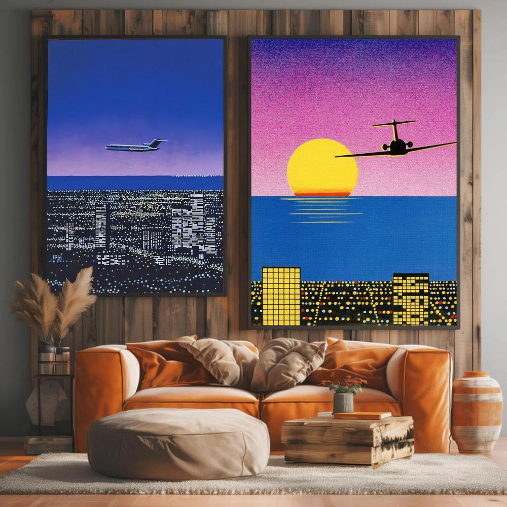 H-hiroshi Nagai – peinture art - Geometric Wall Art avis et prix