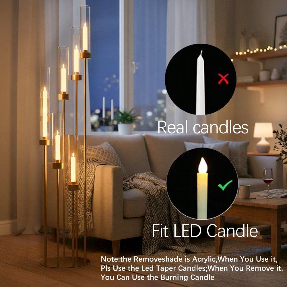 2 pièces de chandeliers de sol - Flooring Home Decor avis et prix