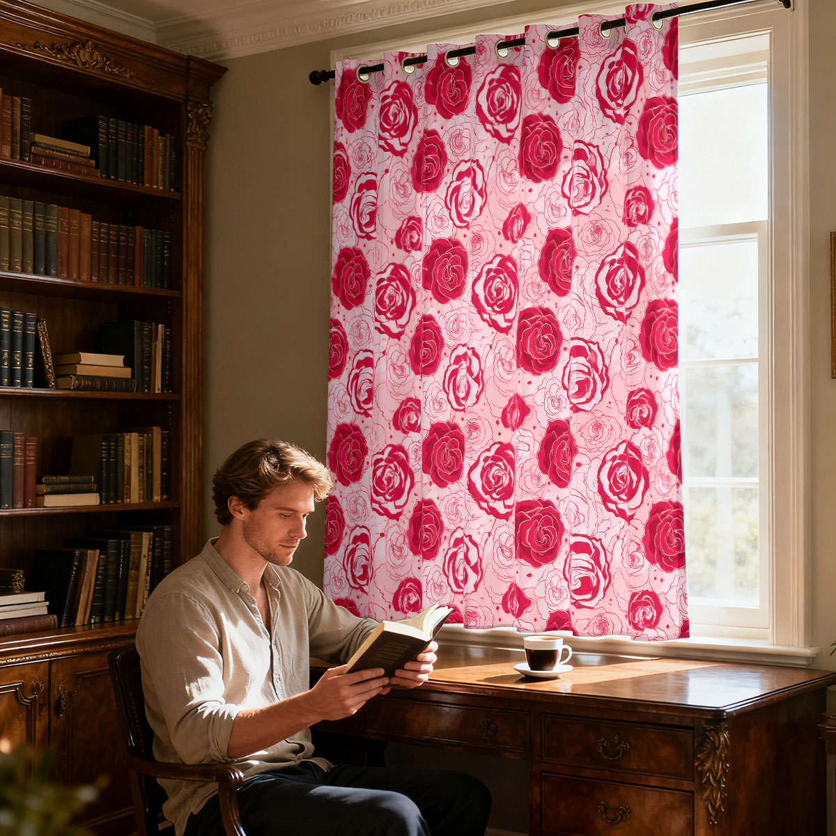 1 rideau à boucle unique vert  - Home Decor Curtain avis et prix