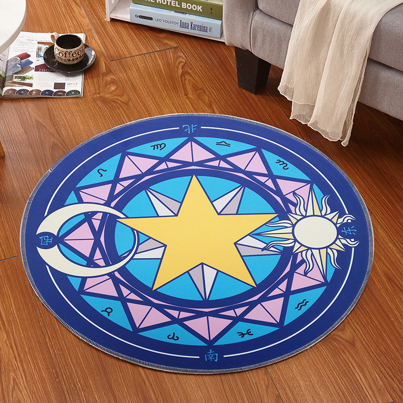 Tapis rond Anime Card Captor S - Flooring Home Decor avis et prix
