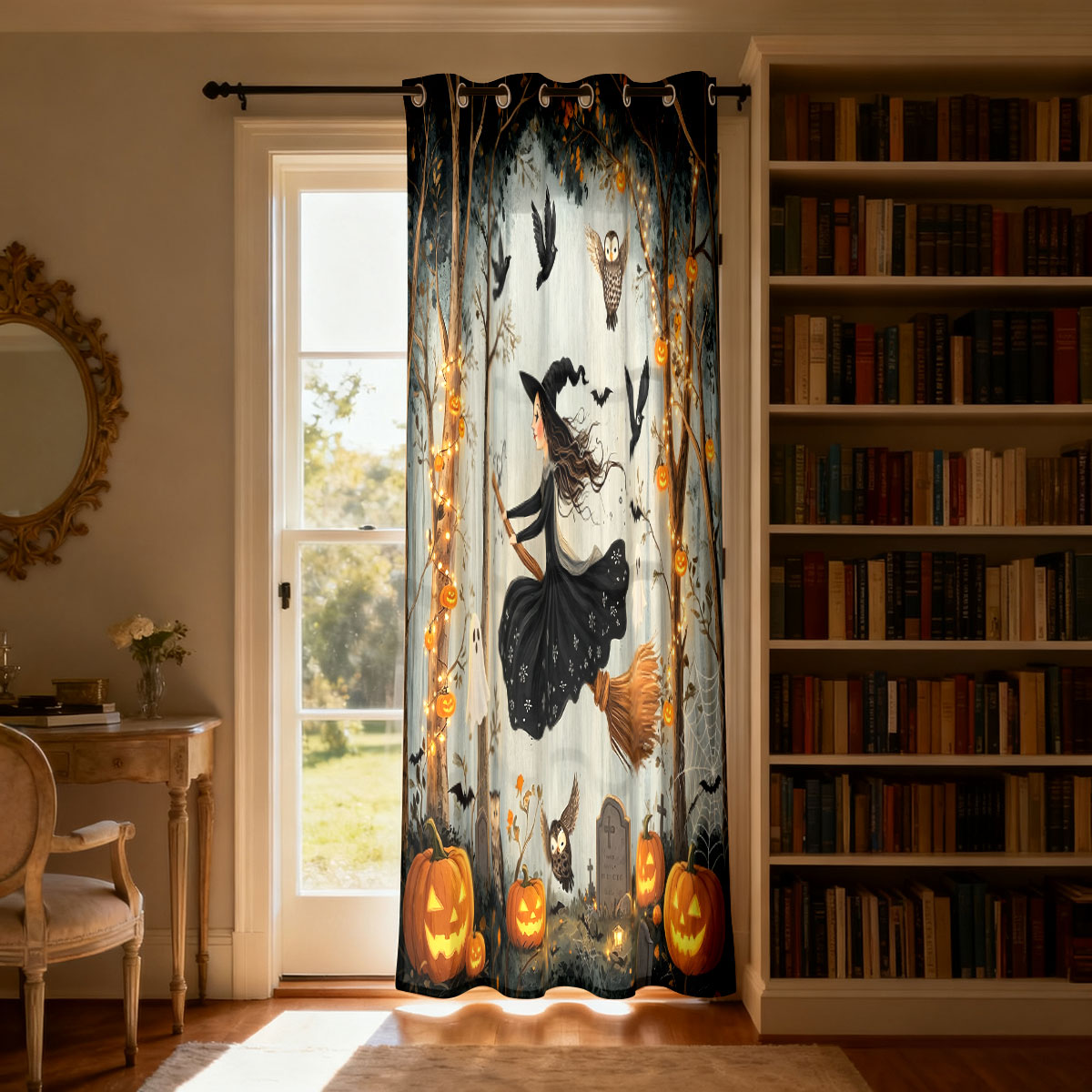 Rideau à boucle unique avec im - Home Decor Curtain avis et prix