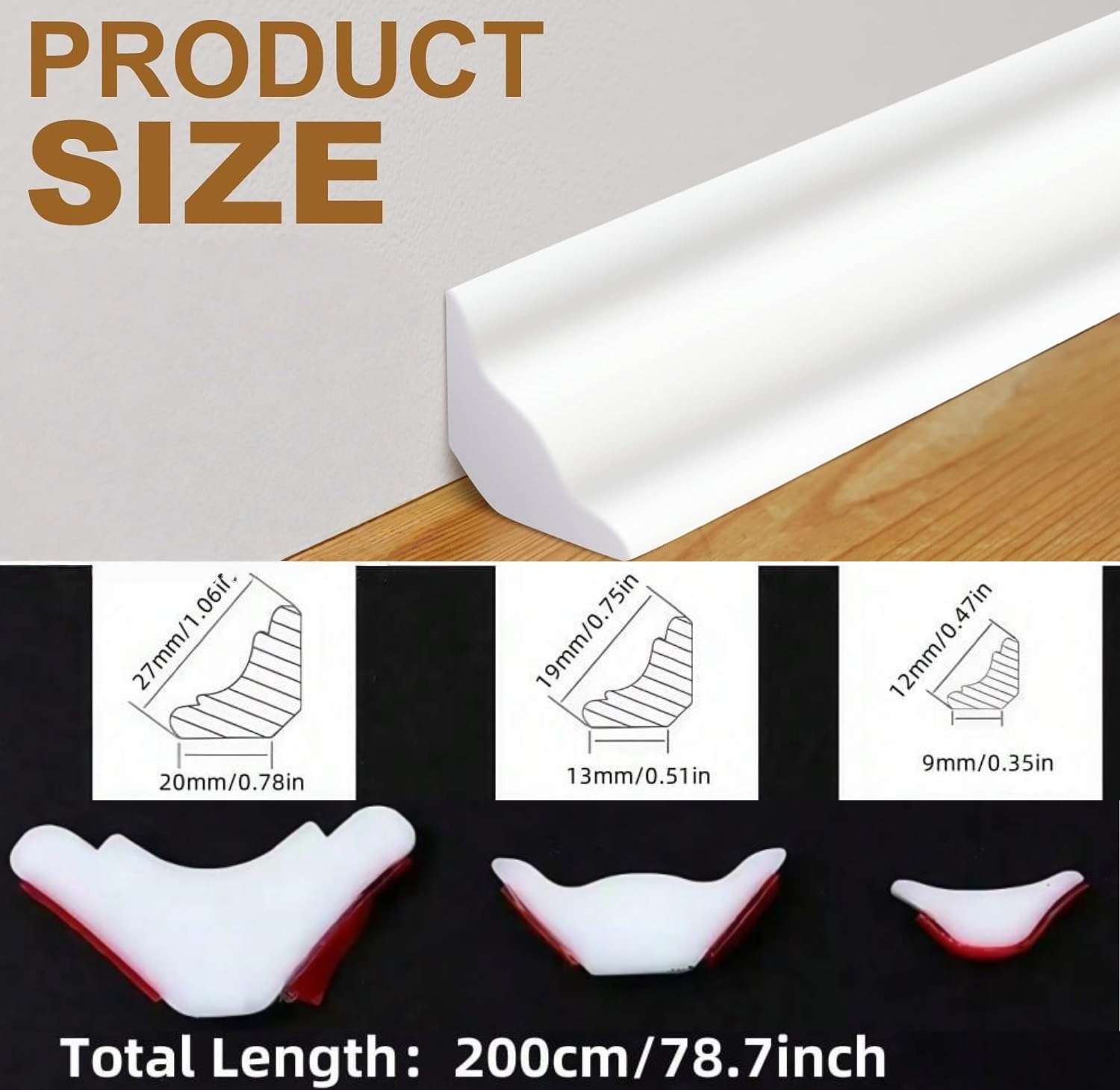 1 pièce Ligne décorative auto- - Home Decor Wall Molding avis et prix