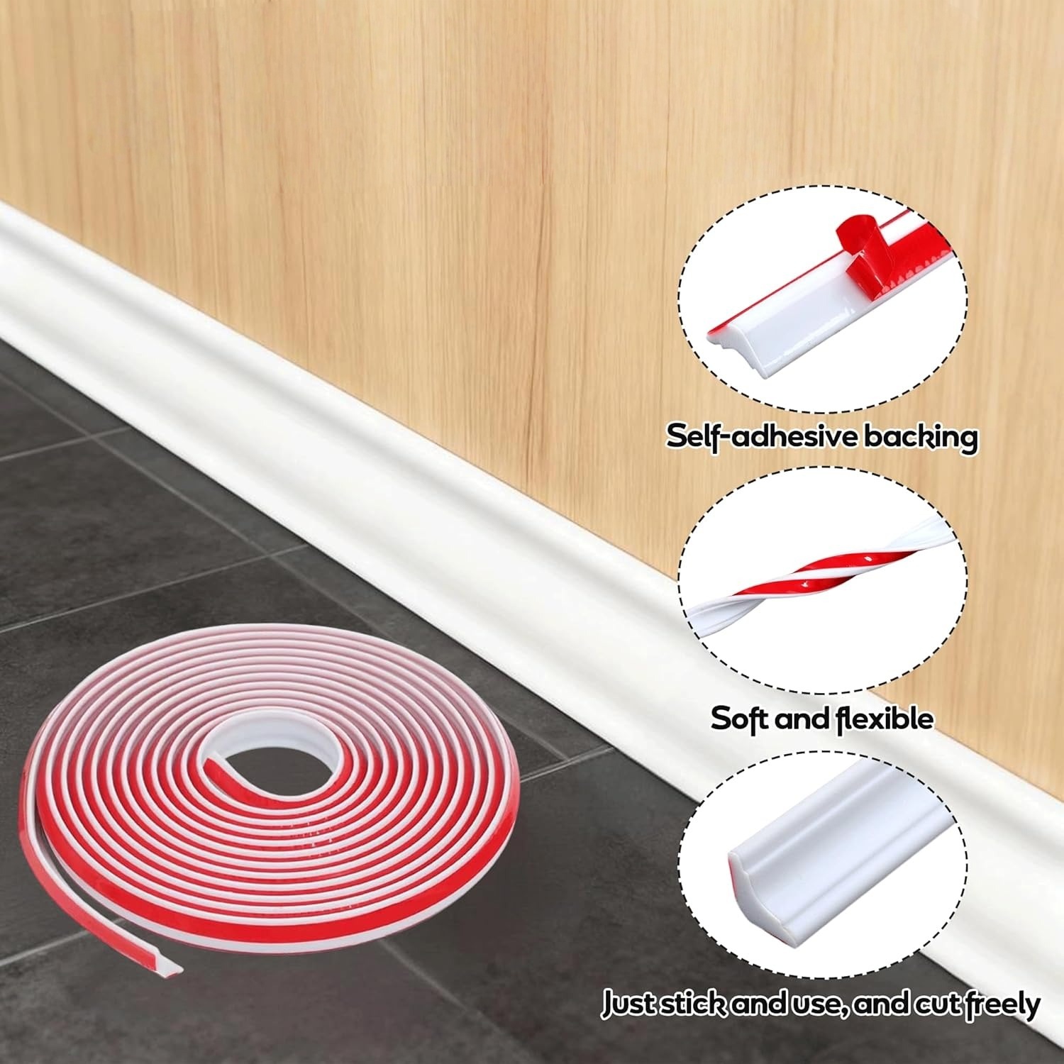 1 pièce Ligne décorative auto- - Home Decor Wall Molding avis et prix