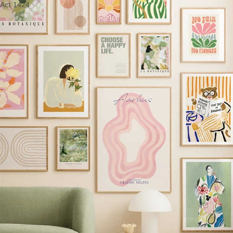 Affiche d'art bohème arc-en-ci - Home Decor Pt avis et prix