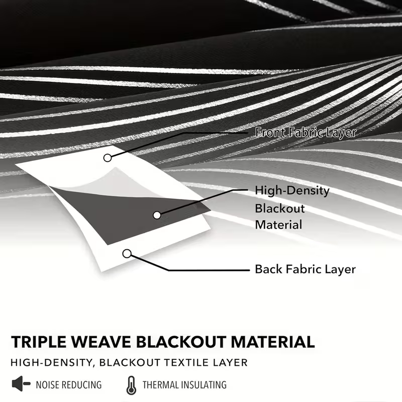 Rideaux occultants noirs pour  - Home Decor Curtain avis et prix