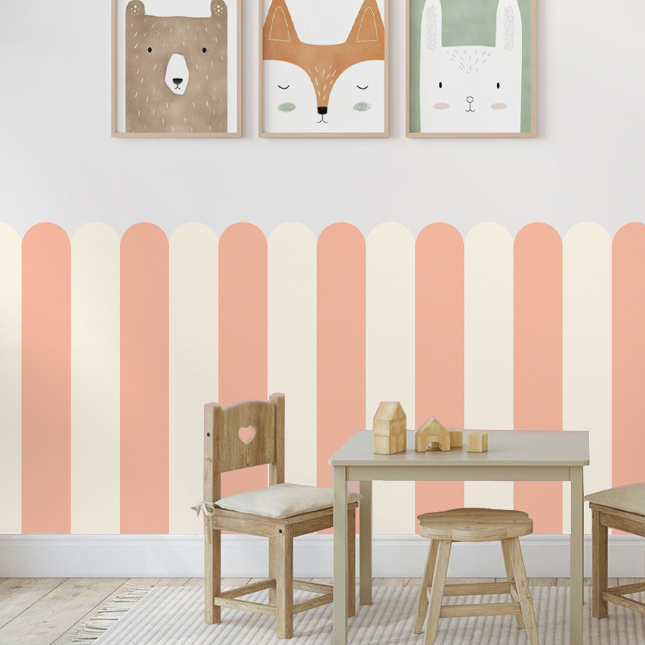 Papier peint en Arc à rayures  - Flooring Home Decor avis et prix