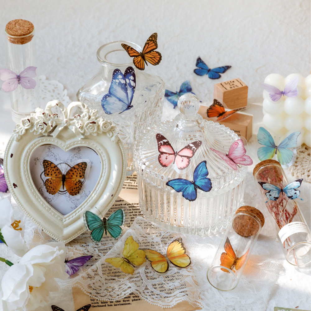 Autocollants papillon en PET,  - Home Decor Scrap avis et prix