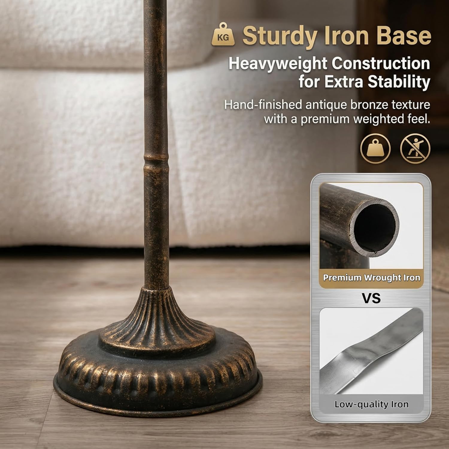Candélabre de sol vintage en m - Flooring Home Decor avis et prix