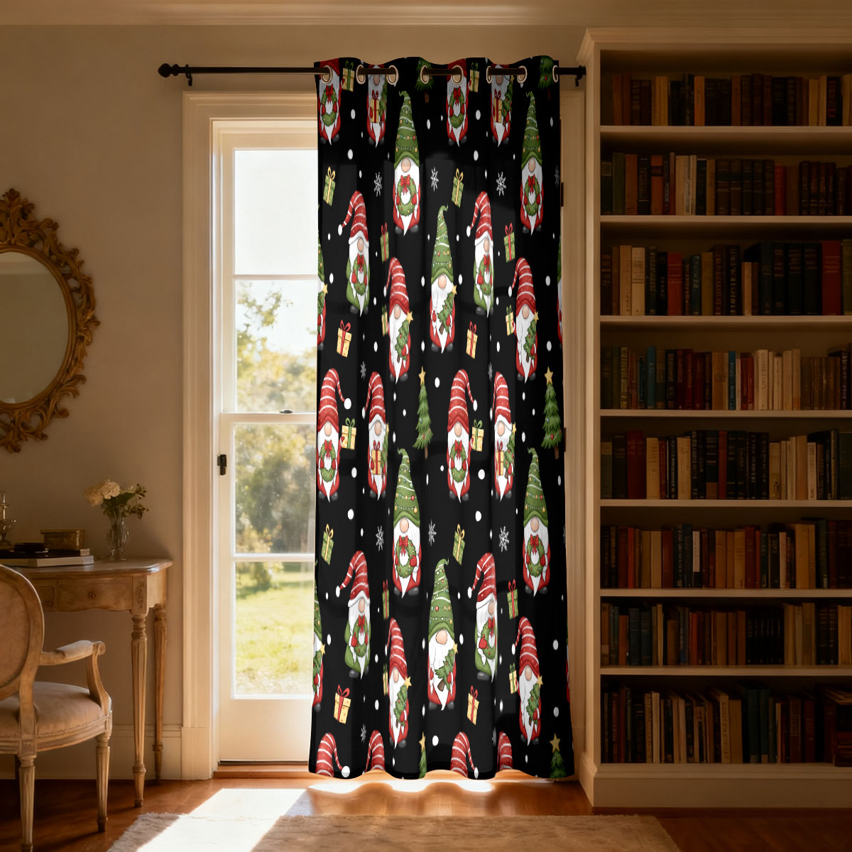 Rideau à boucle unique imprimé - Home Decor Curtain avis et prix